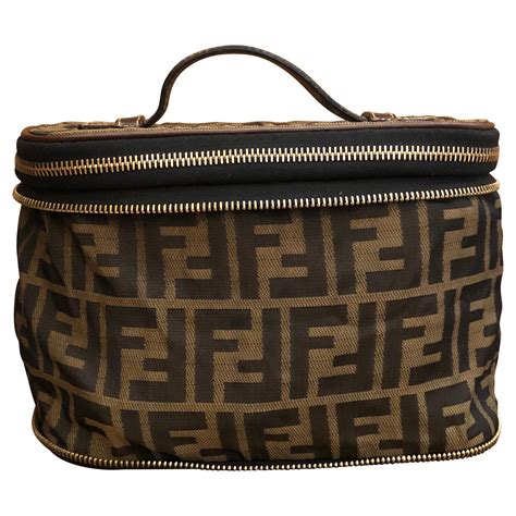 fendi zucca cosmetic bag|authentic fendi zucca handbags.